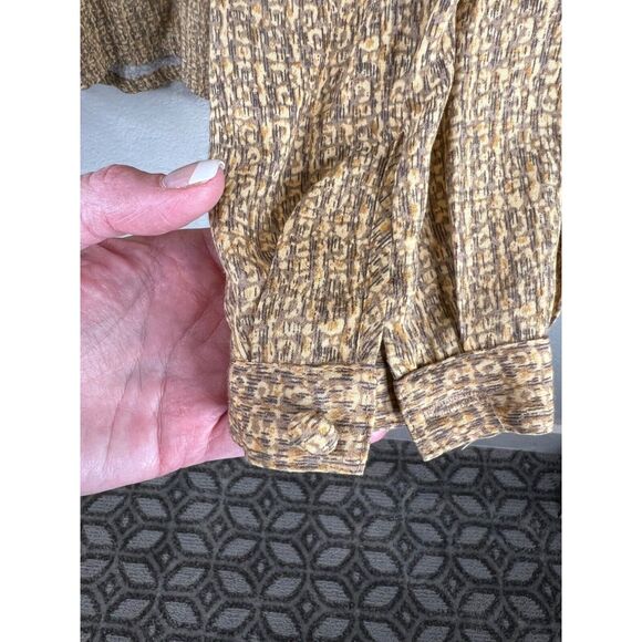 Vintage Gianni Sport Women Mod Button-Up Shirt Size 12 80s - Picture 9 of 13